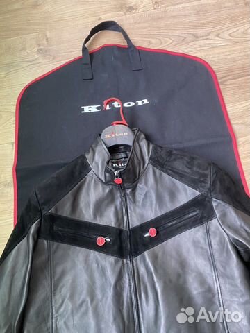 Кожаная куртка Kiton оригинал новая