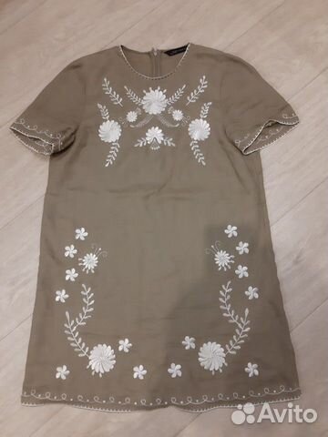 Платье Zara лен Платье Zara лен