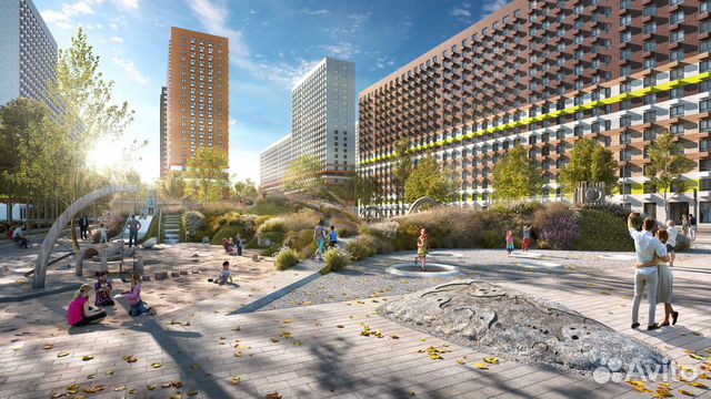 3-к квартира, 87.3 м², 9/16 эт.