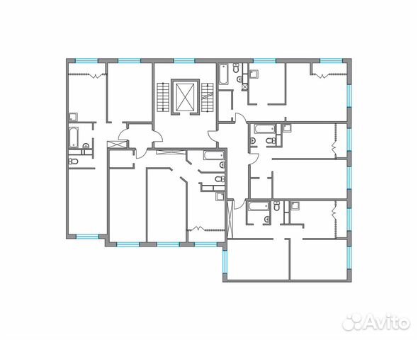 2-к квартира, 48.9 м², 7/9 эт.