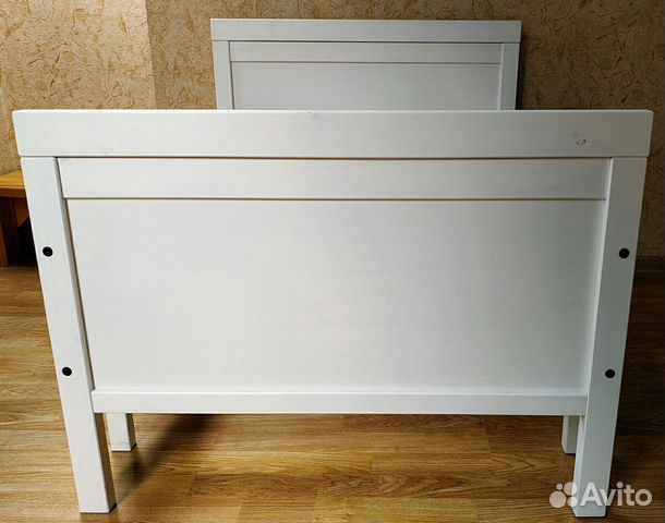 IKEA Кровать сундвик+матрас висса вакерт+бортик IKEA Кровать сундвик+матрас висса вакерт+бортик