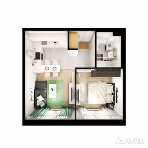 1-к квартира, 39.4 м², 7/11 эт.
