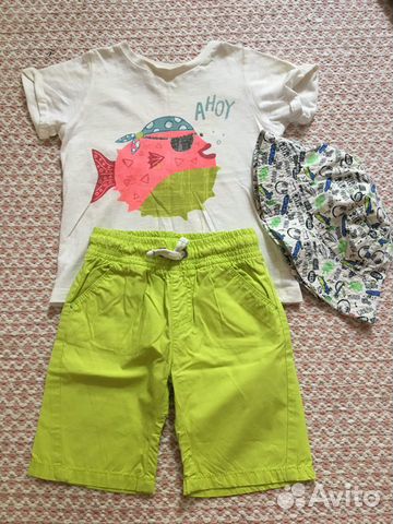 Шорты и футболка фирмы mothercare