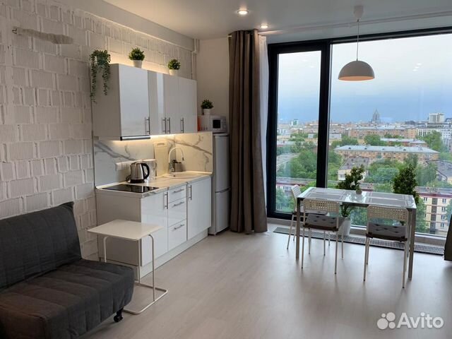 

Квартира-студия, 28 м², 2 кровати