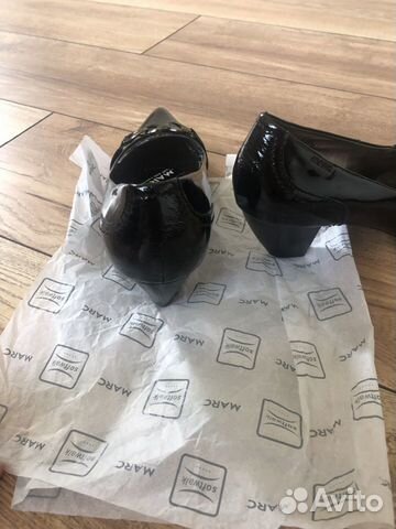 Немецкие лакированные туфли Marc 39р