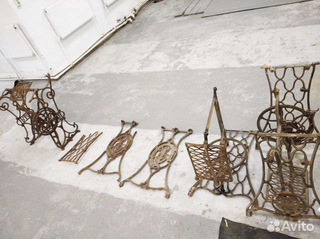 Станина машинки, утварь ретро старина стол лофт