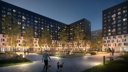 2-к квартира, 70.4 м², 3/14 эт.