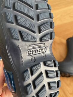 Детские сапоги резиновые Crocs