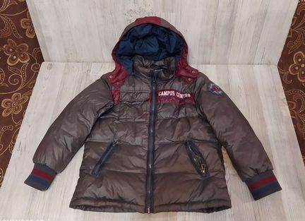 Куртка пуховик мальчику новая,geox, р128