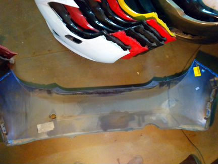 Бампер задний Chevrolet Aveo T300 хэтчбек