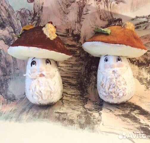 Ватная игрушка на елку