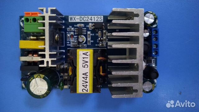 Плата питания 24v 4a 5v 1a без корпуса