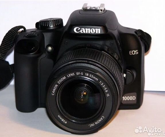 Зеркальный фотоаппарат canon 1000d eos