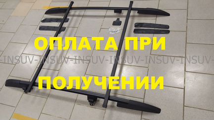 Рейлинги Шевроле-Нива (черные) VM