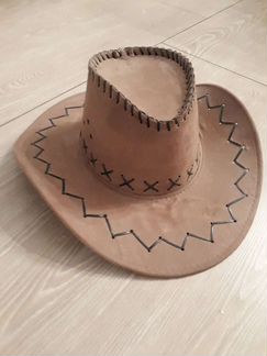 Мужская шляпа кожа