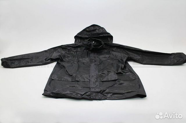 Дождевик скутер/мото (раздельный, черный)