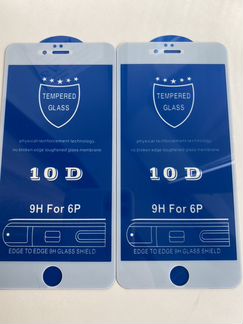 Защитное стекло 10D iPhone 6 plus