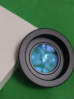 Переходник м42 с линзой на Nikon