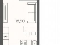 Квартира-студия, 23,8 м², 19/26 эт.