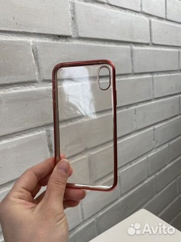 Силиконовый чехол га iPhone X и XS