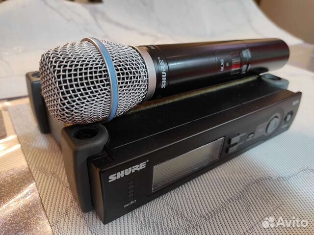 Микрофон Shure Beta 87a, SLX 24 оригинал