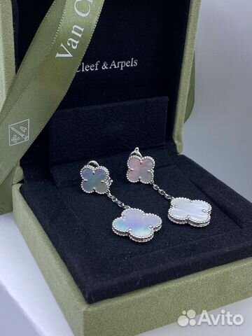 Van cleef arpels серьги два мотива