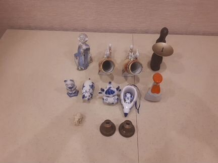 Фарфоровые бронзовые статуэтки