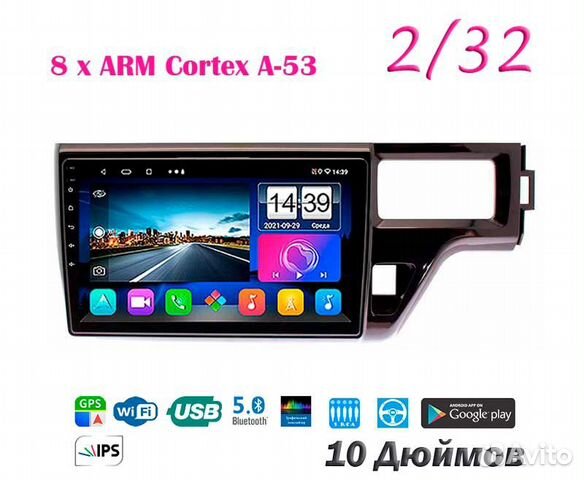 Шт. магнитола Honda Stepwgn 2015+, 2/32Gb 10дюймов
