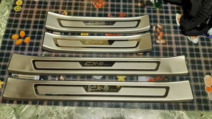 Накладки на пороги mazda CX-5