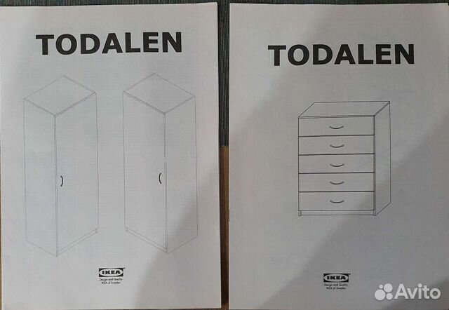 Инструкции комода/шкаф-пенала IKEA todаlen