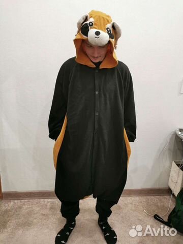 Пижама кигуруми Енот