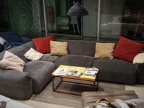 Мягкий большой угловой диван для отдыха лаунж