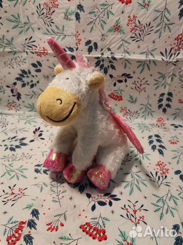 Плюшевый единорог + колечко