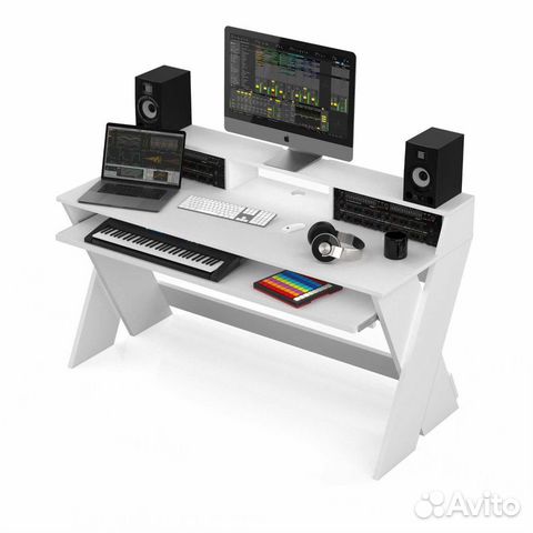 Glorious Sound Desk Pro White стол аранжировщика