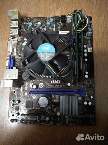 Связка для игр Intel Core i5 3470 4 ядра 16гб озу