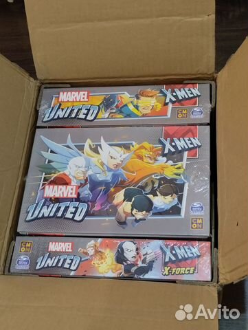 Настольная игра Marvel United X-Men Kickstarter