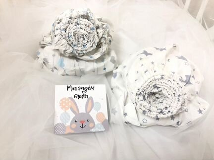 Простынь на резинке из сатина