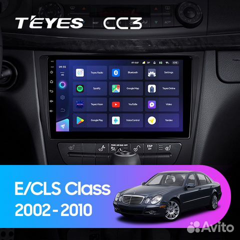 Магнитола Teyes CC3 3/32 для Mercedes E class W211