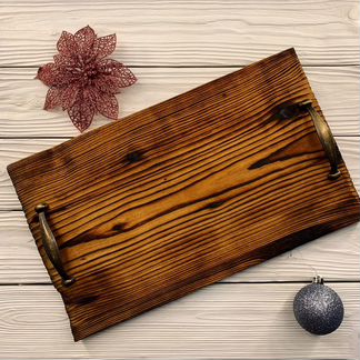 Поднос деревянный