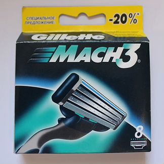 Лезвия для бритья Gillette Mag3