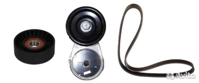 Ремень генератора+Натяжитель (комплект) Solaris