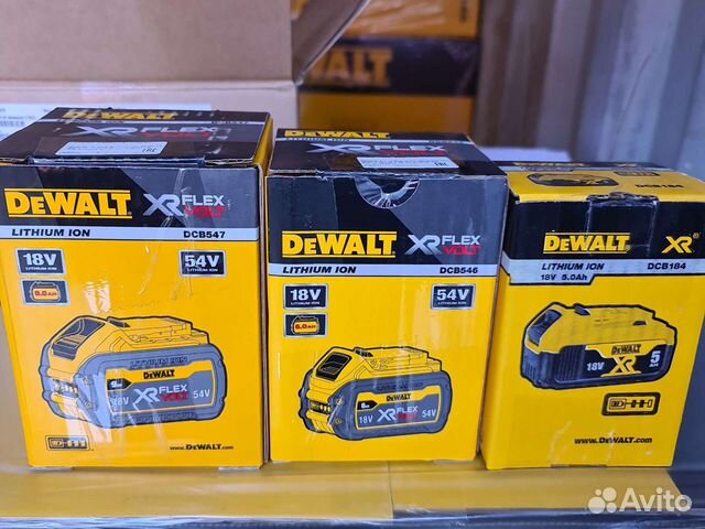 Аккумулятор dewalt dcb546