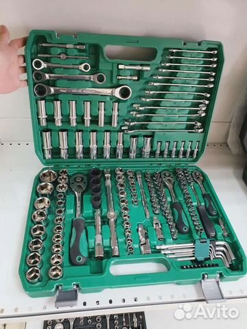 Набор инструментов для авто 150пр. с трещоточными