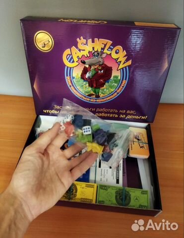 Игра Cash Flow Денежный поток -Твердое поле