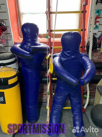 Манекен для борьбы синий