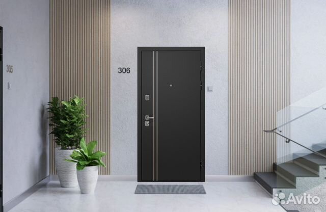 Дверь входная металлическая с шумоизоляцией