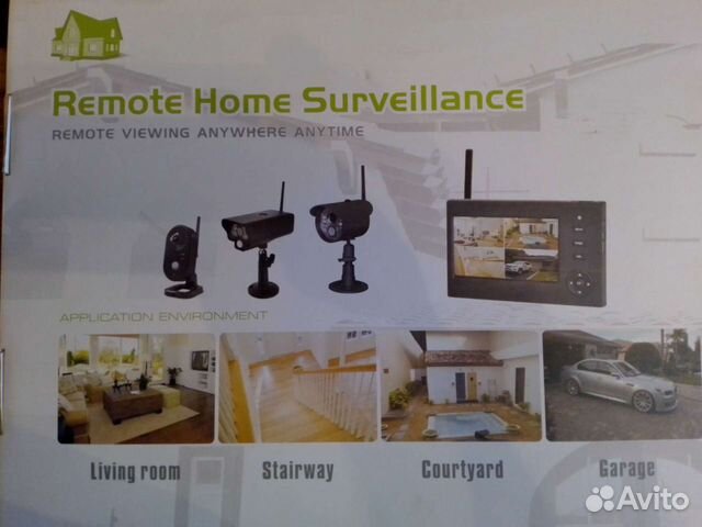 Комплект видеонаблюдения, беспроводной,новый