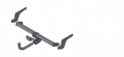 Фаркоп Трейлер для Renault Kaptur(2WD,4WD) с 2016г