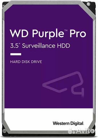 Жесткий диск WD Purple PRO WD121purp 12тб 3.5' 720