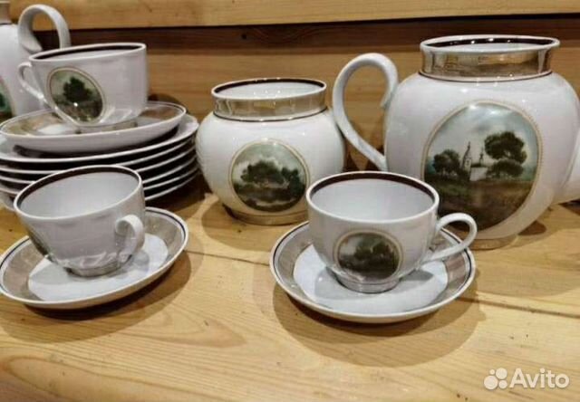 Чайно-кофейный сервиз Дулево: 